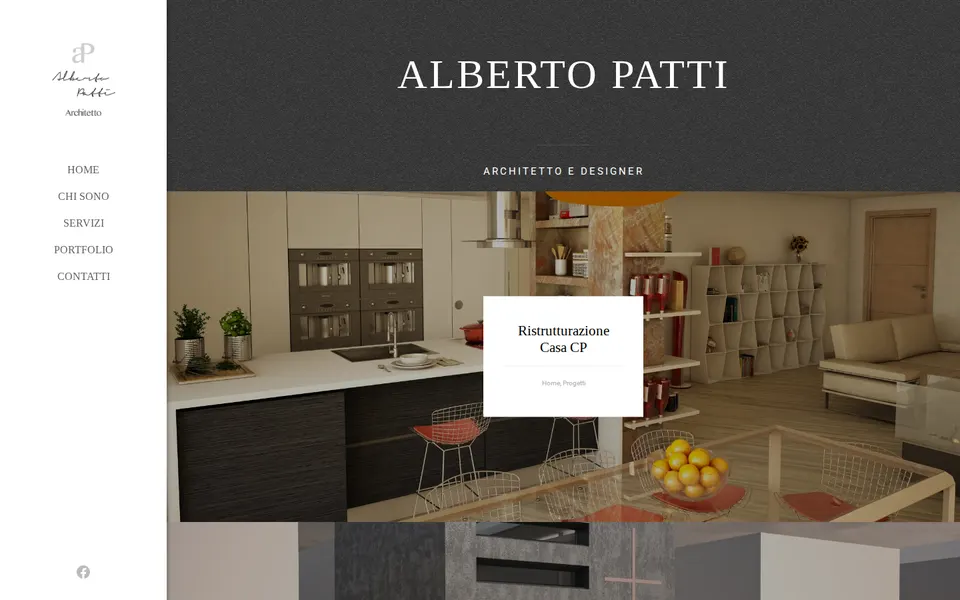 La home di Alberto Patti, architetto