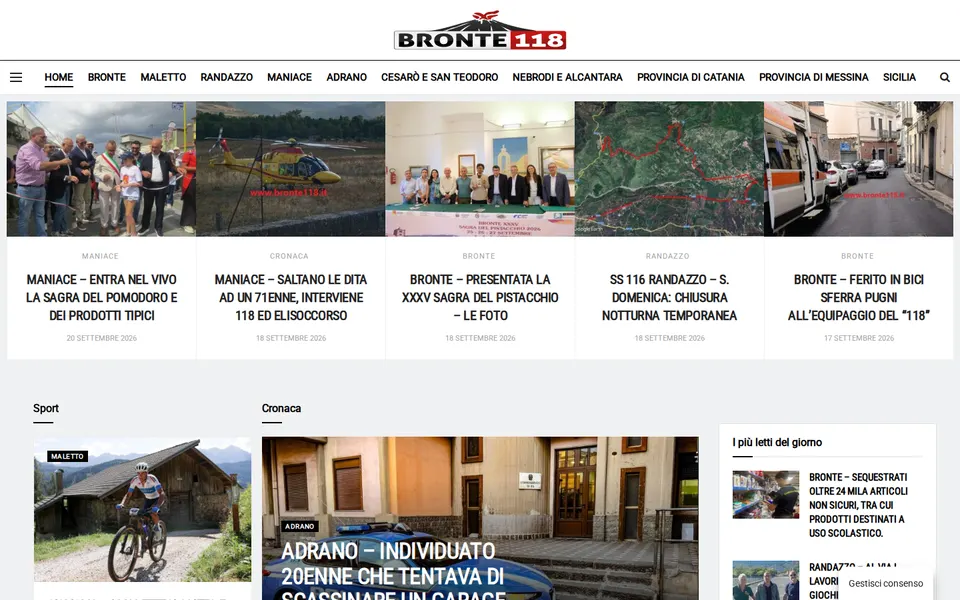La home di Bronte118