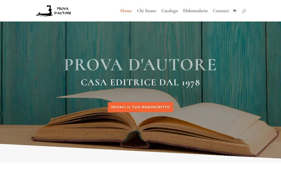 La home di Prova d’Autore